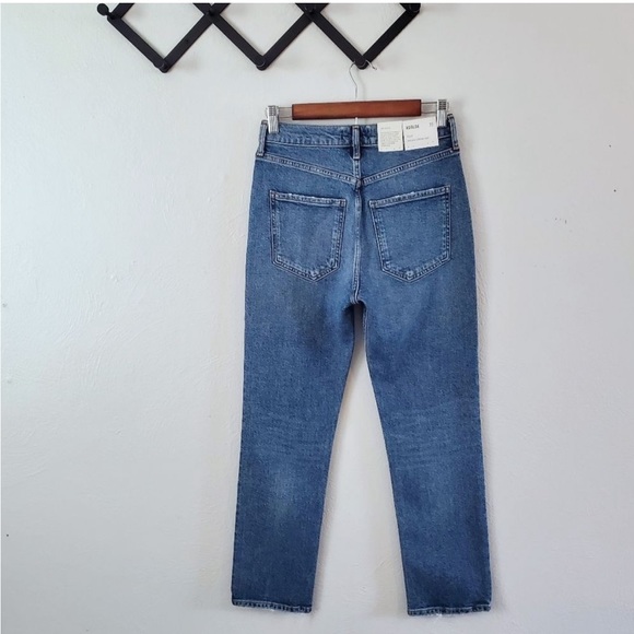 Agolde High Rise Riley Jeans in Frequency - Picture 4 of 5